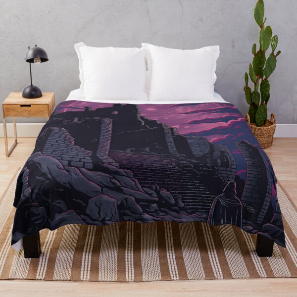 Item preview, Embrace the Shadows: Venture into the Night - spooky purple haunted castle full moon designed and sold by ljgift.