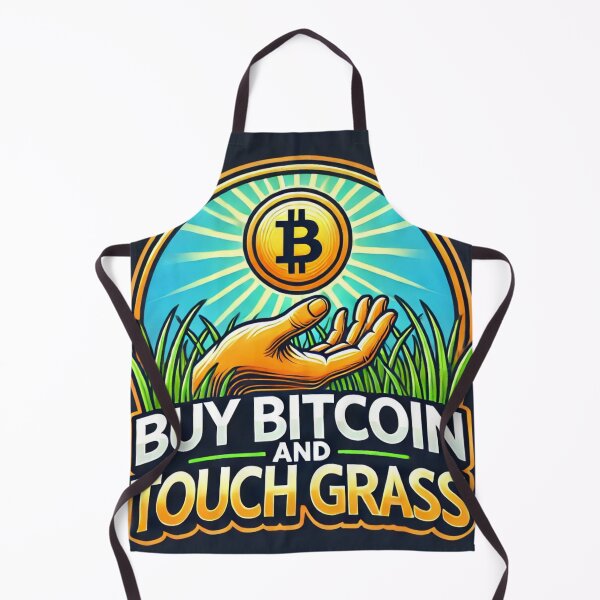 Item preview, Buy Bitcoin and Touch Grass designed and sold by DreamsofPeace.
