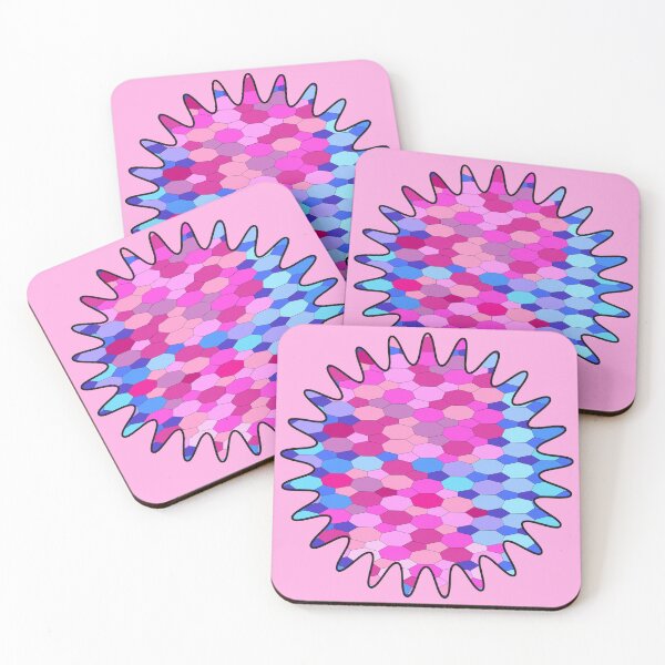 Item preview, Hexa-Flower (2Color/Pink) designed and sold by HaNoFri.