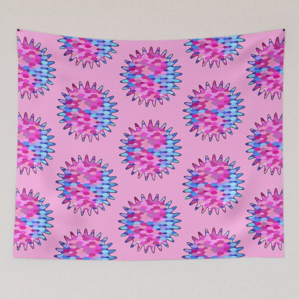 Item preview, Hexa-Flower (2Color/Pink) designed and sold by HaNoFri.