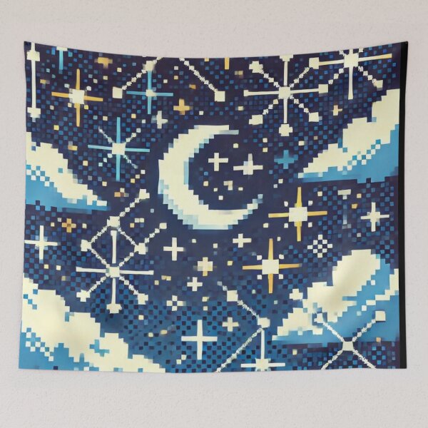 Item preview, space pattern designed and sold by TEEJAMBOREE.