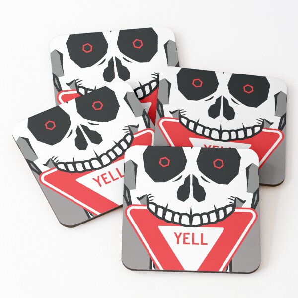 Item preview, Yell Sign Skull designed and sold by PixelPal's Things and Stuff.