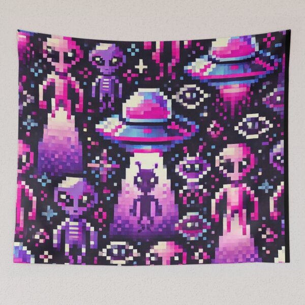 Item preview, space pattern designed and sold by TEEJAMBOREE.