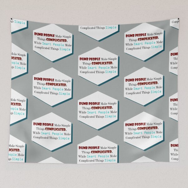 Item preview, Dumb People and Smart People Meme designed and sold by Zovanah.
