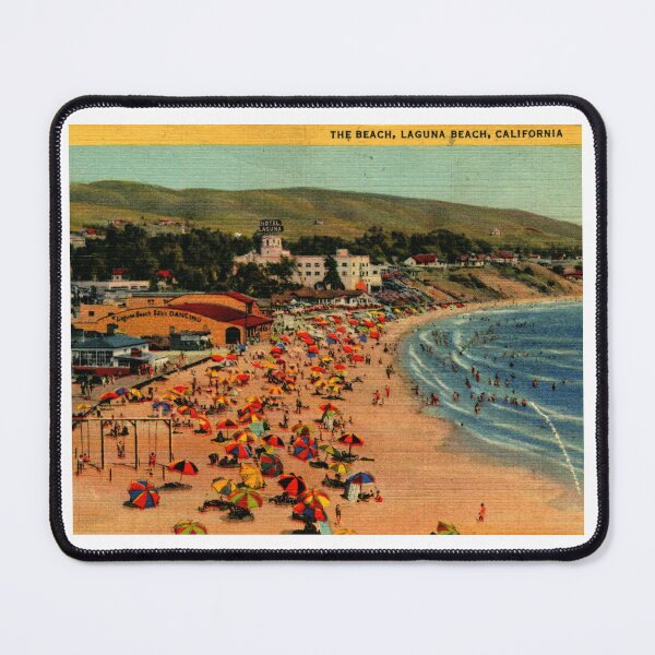 Item preview, Laguna Beach California, View of the Beach, 1949 Vintage Inspired designed and sold by markomundo.