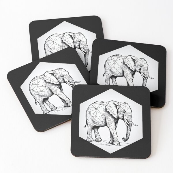Item preview, Minimalist Elephant designed and sold by AbsoluteA.