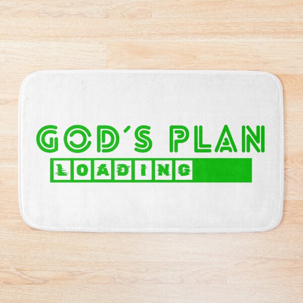 Item preview, God´s plan loading, faith quotes designed and sold by MoriaStore.