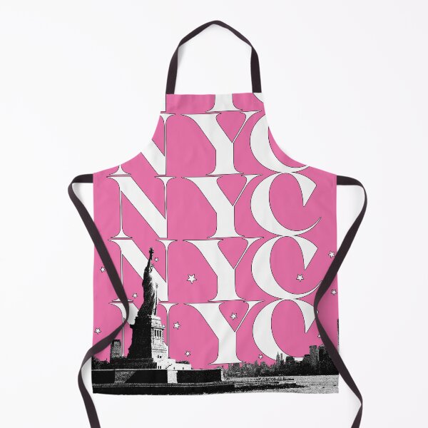 Item preview, Aesthetic New York City Travel Typography in Pink designed and sold by Oh Tiso Loves Posters!.