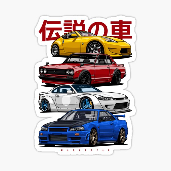 Item preview, JDM Mix. Skyline R34, Silvia S15, Hakosuka and 370Z designed and sold by OlegMarkaryan.