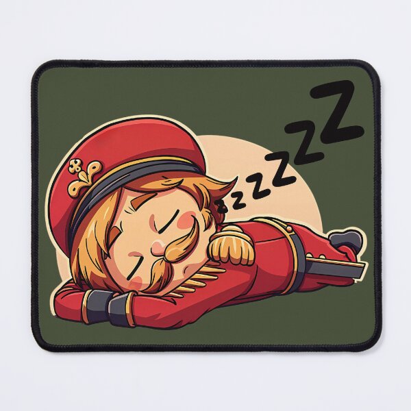 Item preview, Sleeping Christmas Toy Soldier designed and sold by LarkspurAndTea.