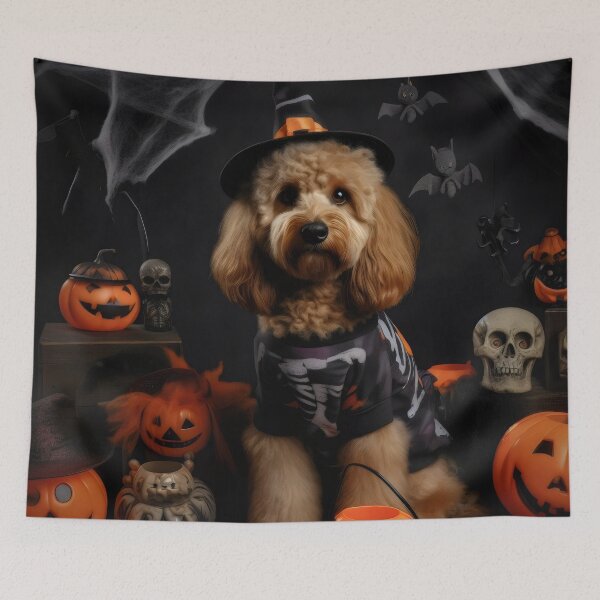 Item preview, Halloween Cockapoo dog  designed and sold by fatbanana.