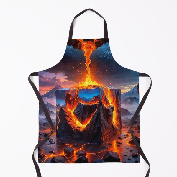 Item preview, Volcano Encased in a Glass Cube designed and sold by koreatvtea.