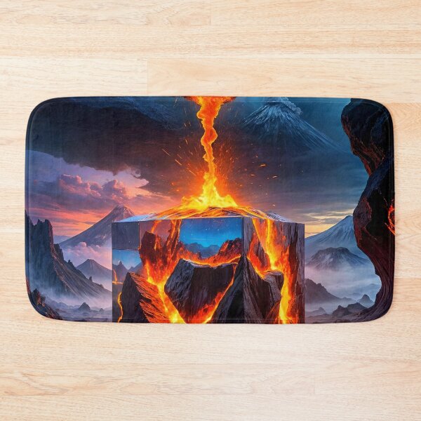 Item preview, Volcano Encased in a Glass Cube designed and sold by koreatvtea.
