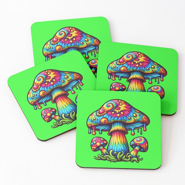 Item preview, Psychedelic Tie-Dye Mushrooms designed and sold by ollie-shop.