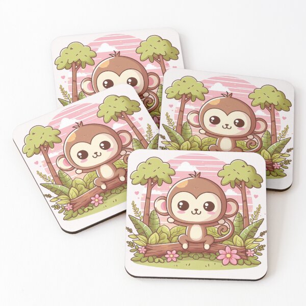 Item preview, Cute Monkey designed and sold by Jo-Botnik.