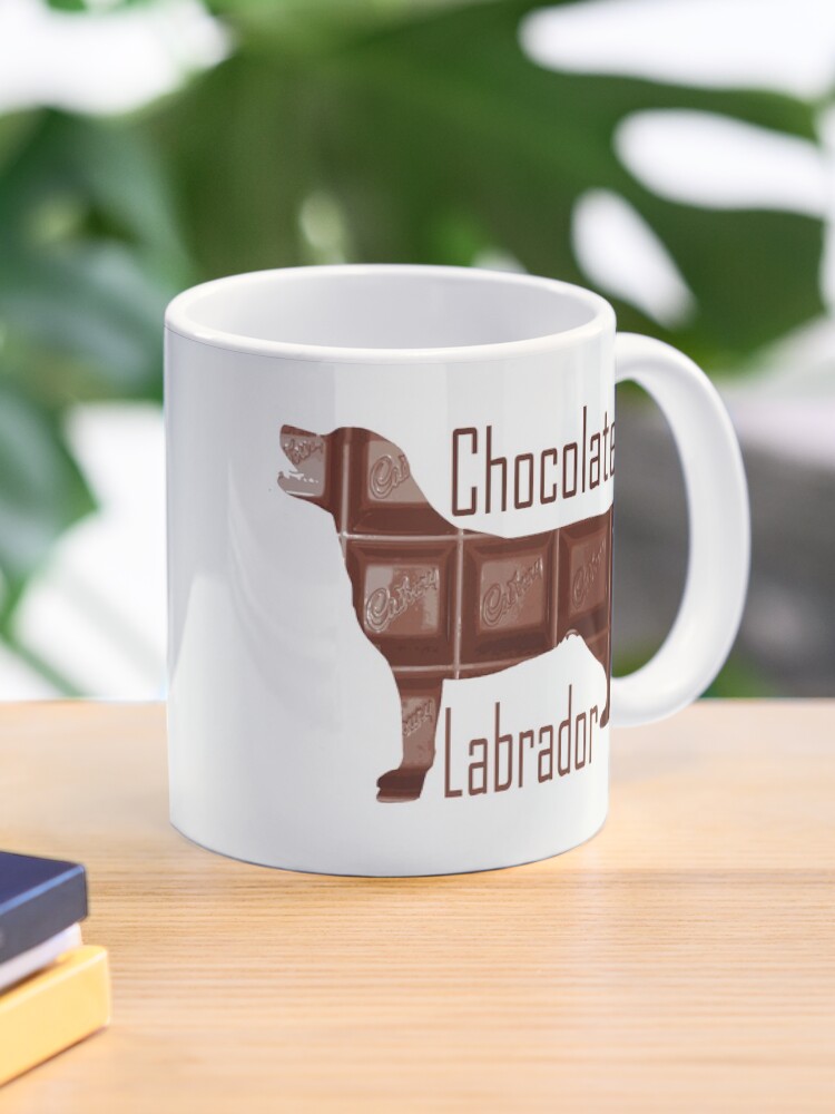 chocolate labrador mug