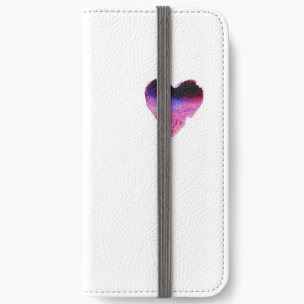 Watercolor Heart iPhone Wallet