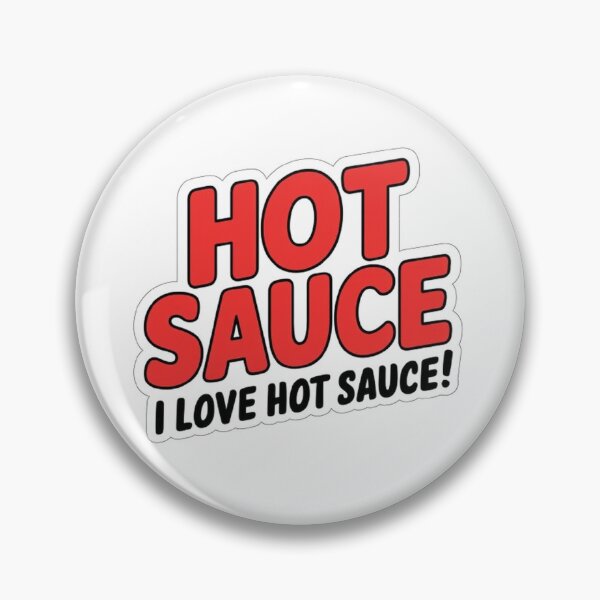 Item preview, 'I Love Hot Sauce!' Sticker T-Shirt: Spicy Hot Sauce Design designed and sold by masteryStore.