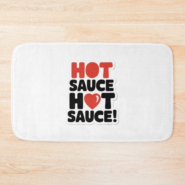 Item preview, I Love Hot Sauce!' Sticker T-Shirt: Spicy Hot Sauce Design designed and sold by masteryStore.