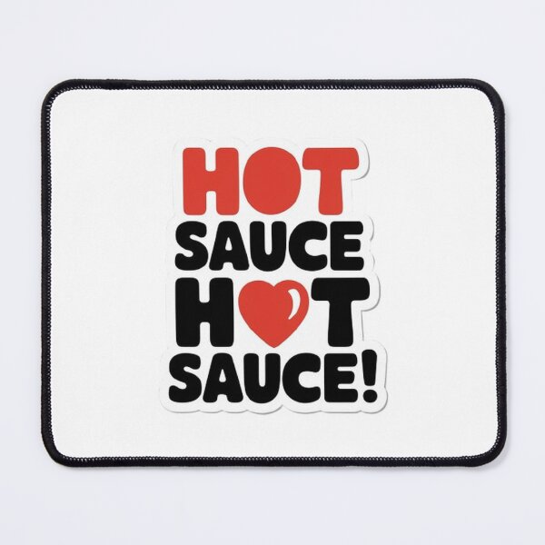 Item preview, I Love Hot Sauce!' Sticker T-Shirt: Spicy Hot Sauce Design designed and sold by masteryStore.