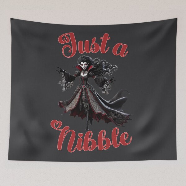 Item preview, Just a Nibble -  Margaret Has Gone Viral with her thirsty blood cravings this Halloween designed and sold by 3DAF.
