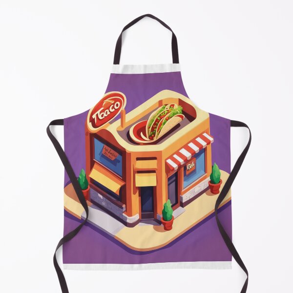 Item preview, Taco Shop Building Isometric Cartoon Vector Icon Illustration designed and sold by hjian8219.