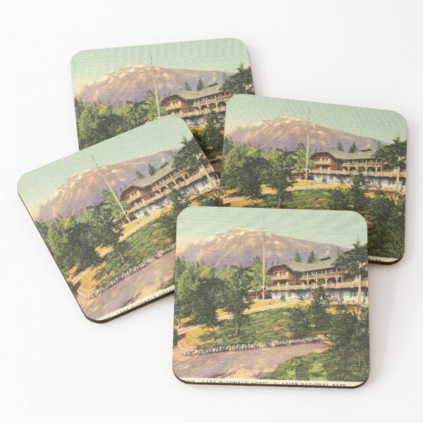 Item preview, Lake McDonald Hotel, Glacier National Park, Vintage Inspired  designed and sold by markomundo.