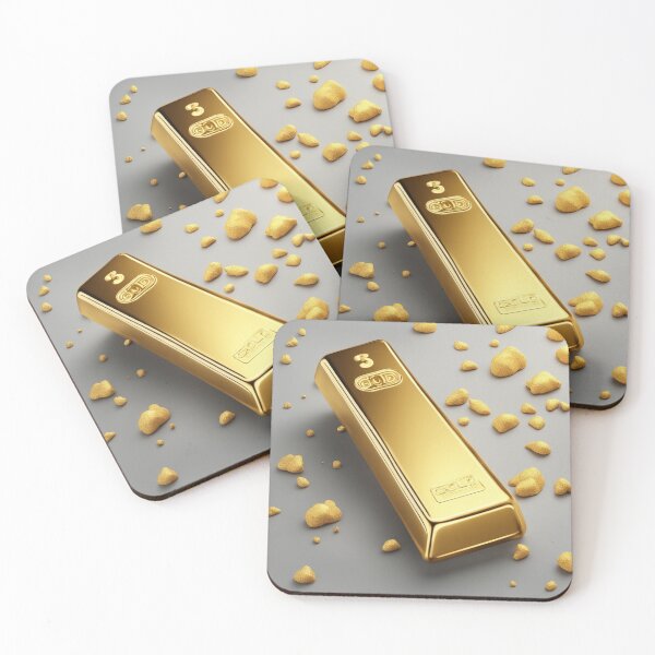 Item preview, Gold Bar Cartoon Vector Icon Illustration designed and sold by hjian8219.