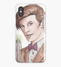 Eleventh Doctor say "Geronimo!" iPhone Case