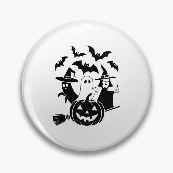 Item preview, Modern Halloween Fusion T-Shirt: Sophisticated Bats, Pumpkins, Ghosts & Witches Design designed and sold by masteryStore.