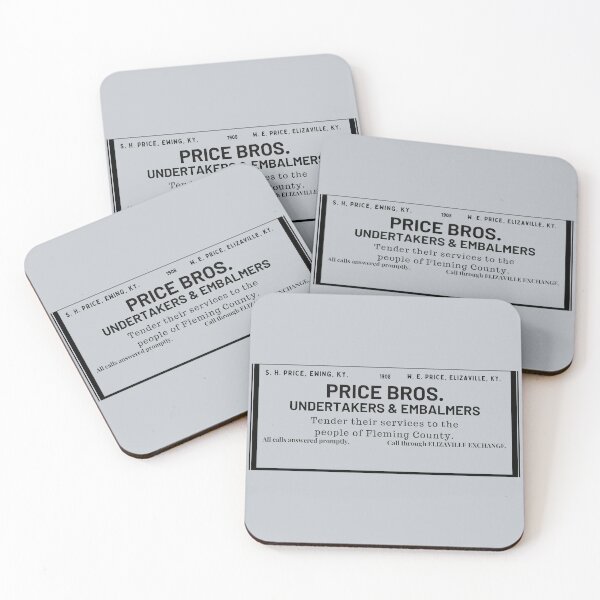 Item preview, Price Bros. Undertakers & Embalmers designed and sold by JoezPlace.