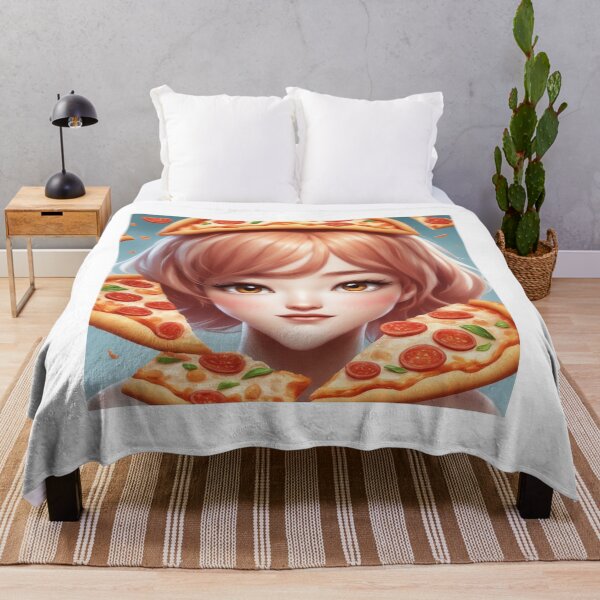 Item preview, Slice of Pizza Floating Cartoon Vector Icon Illustration designed and sold by hjian8219.