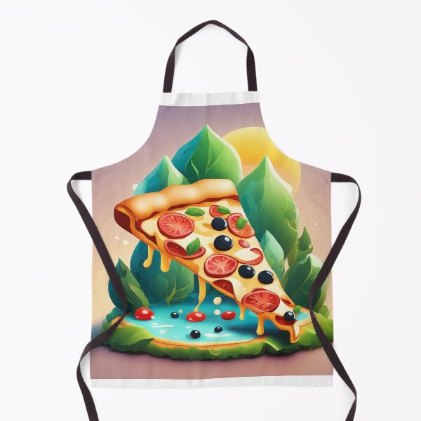 Item preview, Slice of Pizza Floating Cartoon Vector Icon Illustration designed and sold by hjian8219.