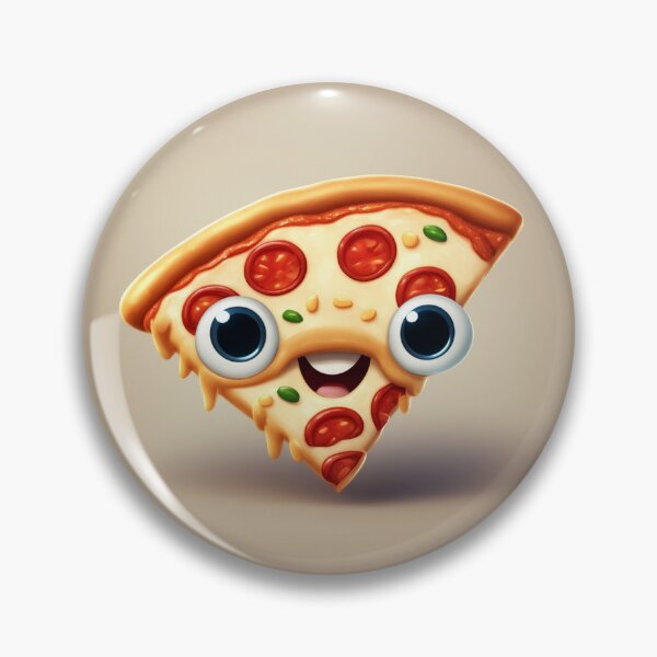 Item preview, Slice of Pizza Floating Cartoon Vector Icon Illustration designed and sold by hjian8219.
