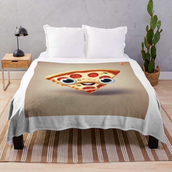 Item preview, Slice of Pizza Floating Cartoon Vector Icon Illustration designed and sold by hjian8219.