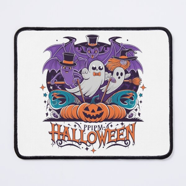 Item preview, Modern Halloween Fusion T-Shirt: Sophisticated Bats, Pumpkins, Ghosts & Witches Design designed and sold by masteryStore.