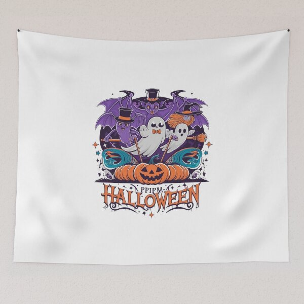 Item preview,  Modern Halloween Fusion T-Shirt: Sophisticated Bats, Pumpkins, Ghosts & Witches Design designed and sold by masteryStore.