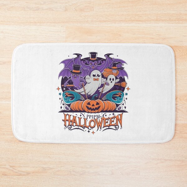 Item preview, Modern Halloween Fusion T-Shirt: Sophisticated Bats, Pumpkins, Ghosts & Witches Design designed and sold by masteryStore.