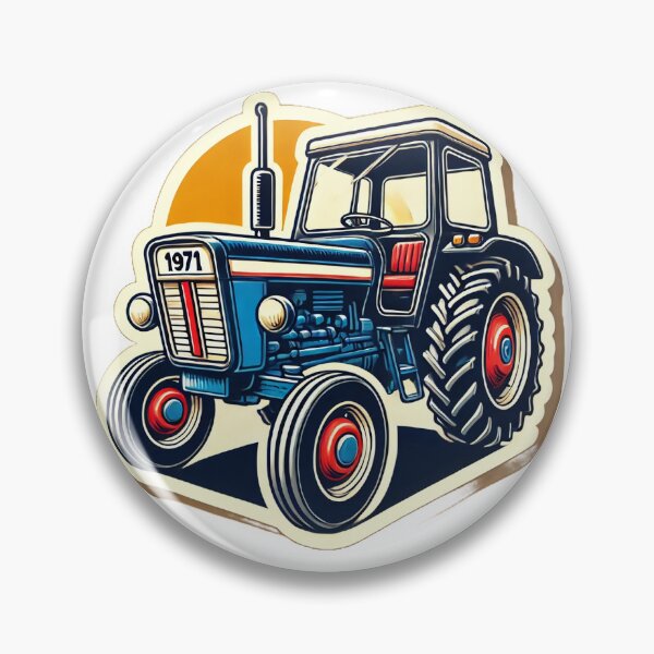 Item preview, Old tractor with cab. designed and sold by NMCStickers.