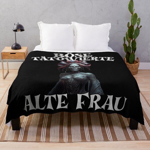 Item preview, Böse Tatowierte Alte Frau , Messy Bun Skull designed and sold by Smix Pixels.