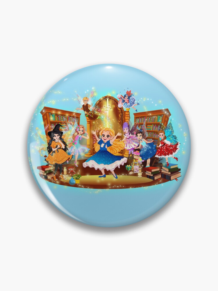 Thumbnail 1 of 3, Pin, Celebrate Teelie Turner's Magical Fairy Book Club™ designed and sold by FairyBookClub.