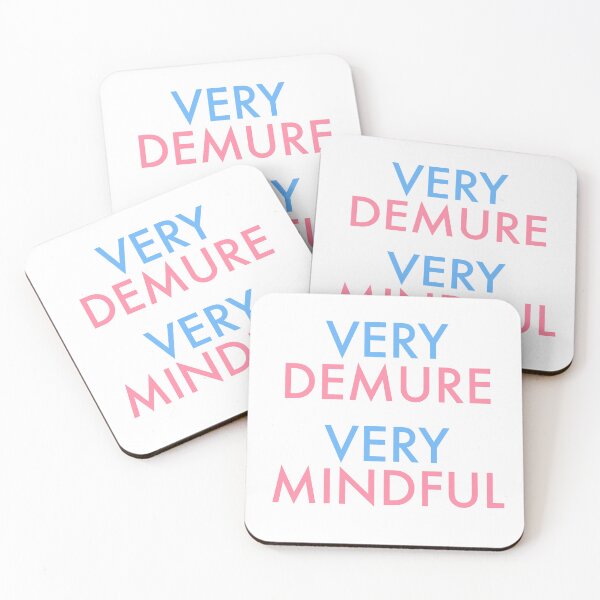 Item preview, Very demure very mindful trans flag designed and sold by VeryEnglishGent.