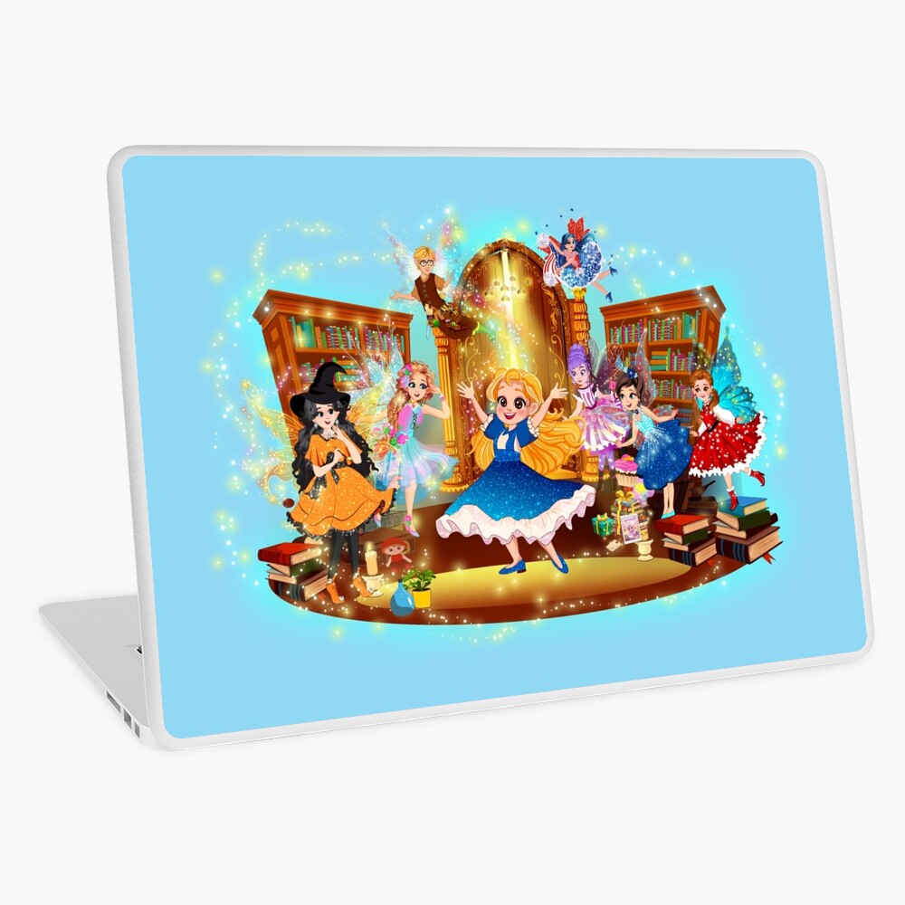 Item preview, Laptop Skin designed and sold by FairyBookClub.