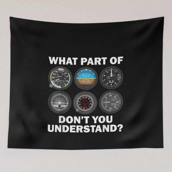 Item preview, Funny Pilot Art Men Women Aviation Airline Pilot Instruments T-Shirt designed and sold by animal-x1.