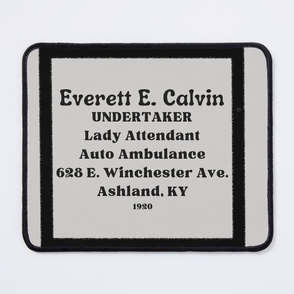 Item preview, Everett E. Calvin Undertaker designed and sold by JoezPlace.