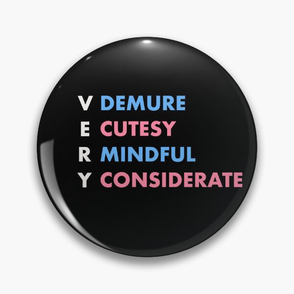 Item preview, Very demure very mindful trans flag designed and sold by VeryEnglishGent.