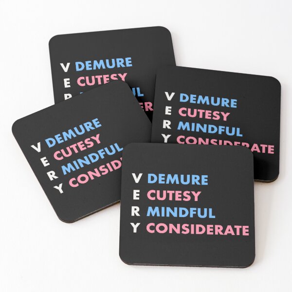 Item preview, Very demure very mindful trans flag designed and sold by VeryEnglishGent.