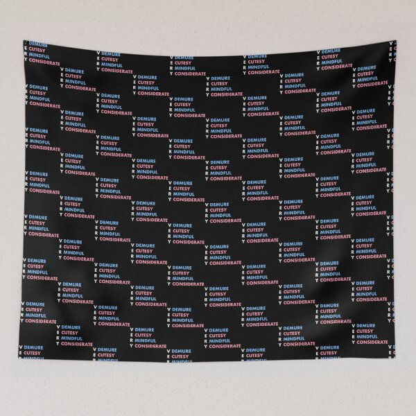 Item preview, Very demure very mindful trans flag designed and sold by VeryEnglishGent.