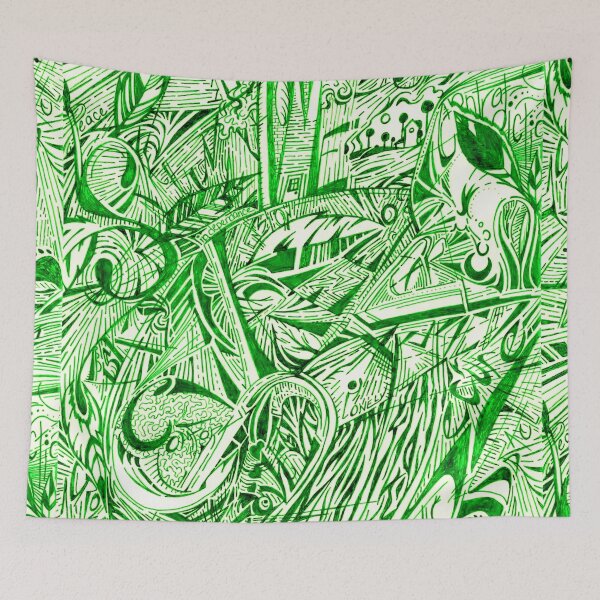 Item preview, Impressions of Home in Green designed and sold by sarunamii.
