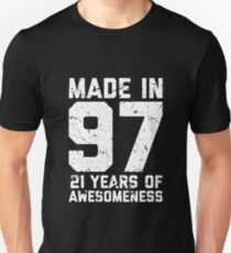 21st Birthday Gift Adult Age 21 Year Old Men Women Unisex T-Shirt